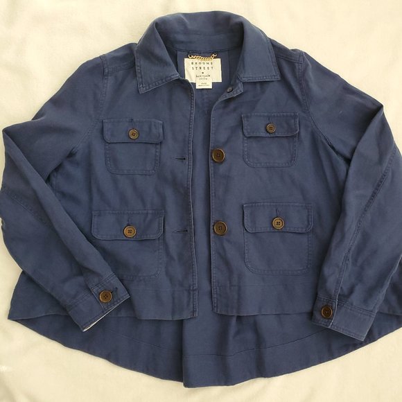 Kate Spade Blue broome street Lightweight jacket blazer - Picture 1 of 10